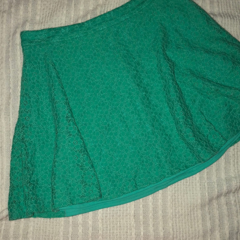 •Teal Lace Skirt•